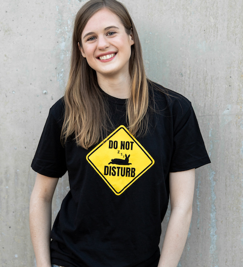 Do Not Disturb bunny t-shirt